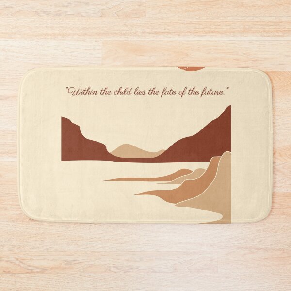Item preview, Montessori Quote Boho Design designed and sold by TeyMank.