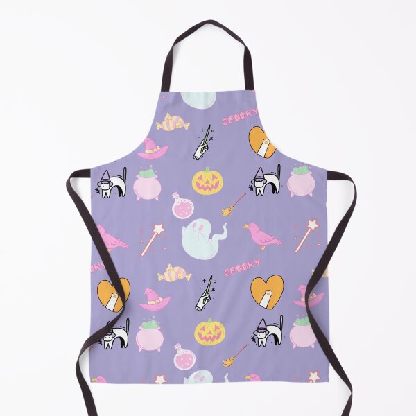 Item preview, Witchy Kids Halloween Pattern on Purple designed and sold by Whispering Raven.