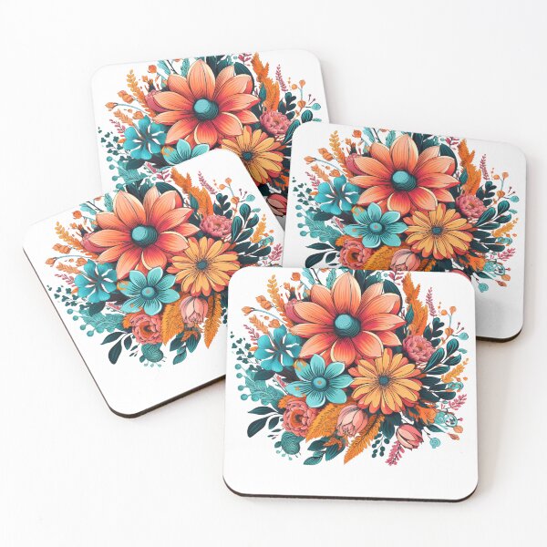 Item preview, Wild Flowers Botanical Flower Nature Colorfull Folk designed and sold by ArtFromBeyond.