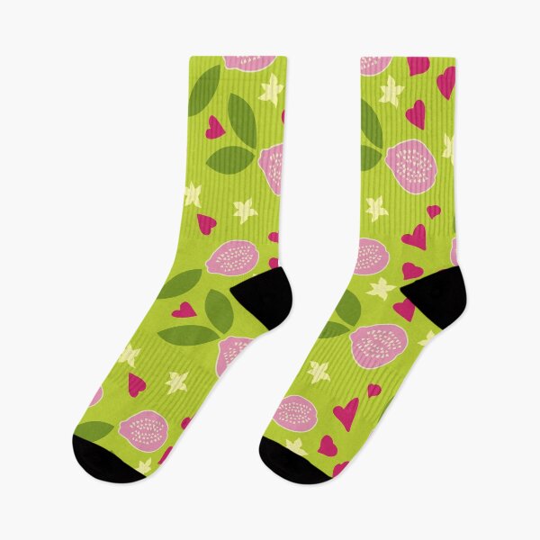 Item preview, Cute carambola and guava print	 designed and sold by LerieArtStudio.