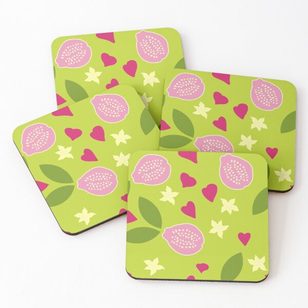 Item preview, Cute carambola and guava print	 designed and sold by LerieArtStudio.