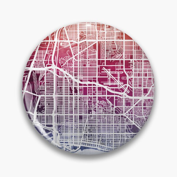 Item preview, Callejero de la ciudad de Long Beach California designed and sold by ArtPrints.