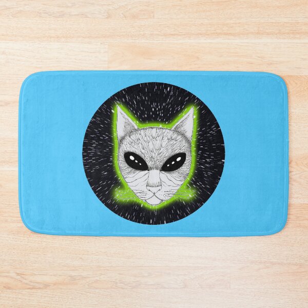 Item preview, SpaceCat V (round) designed and sold by SpaceCatVisions.
