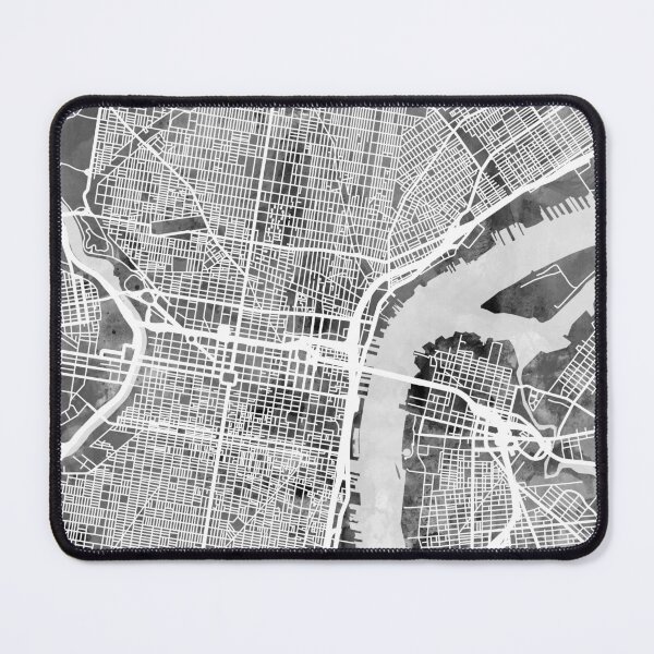 Item preview, Philadelphia Pennsylvania City Street Map designed and sold by ArtPrints.