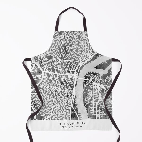 Item preview, Philadelphia Pennsylvania City Street Map designed and sold by ArtPrints.