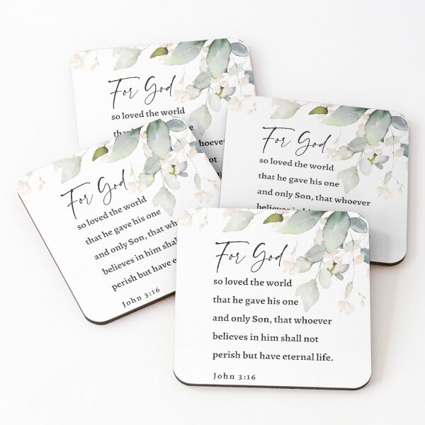 Item preview,  John 3:16 Scripture Wall Art  designed and sold by Morana5.