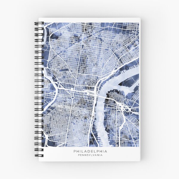 Item preview, Philadelphia Pennsylvania City Street Map designed and sold by ArtPrints.