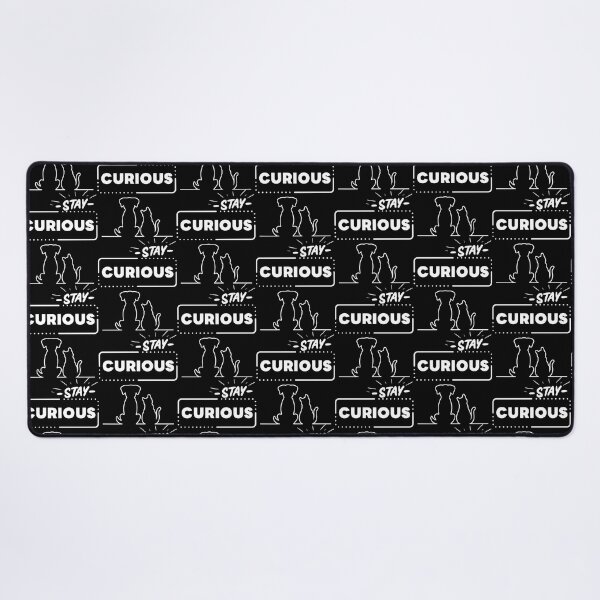 Item preview, Stay Curious Cat & Dog  designed and sold by BunBuntheDog-.