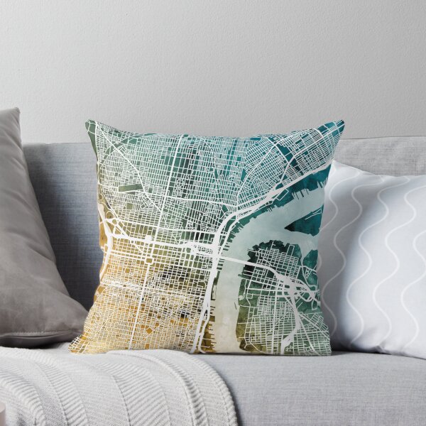Item preview, Philadelphia Pennsylvania City Street Map designed and sold by ArtPrints.