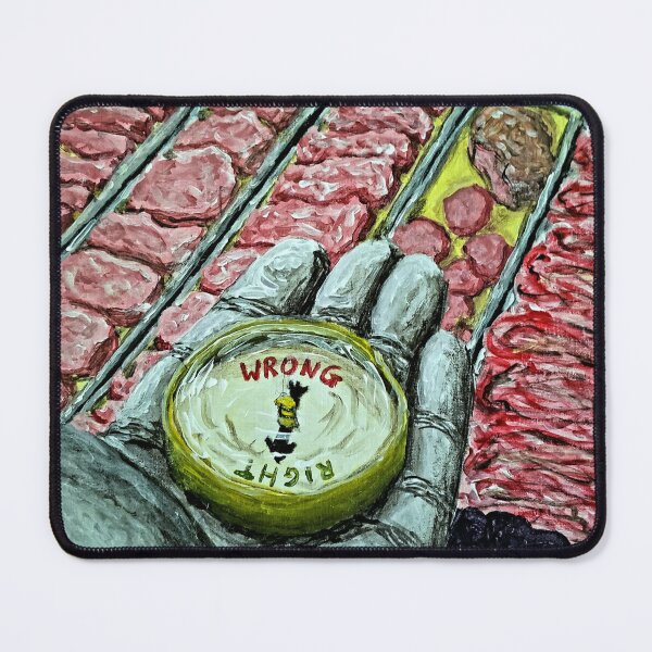 Item preview, Moral Compass Vegan Artwork designed and sold by RobbiePotterArt.
