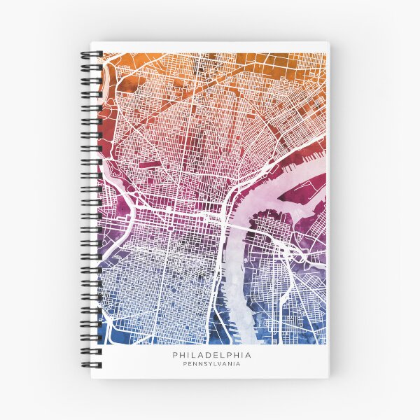 Item preview, Philadelphia Pennsylvania City Street Map designed and sold by ArtPrints.