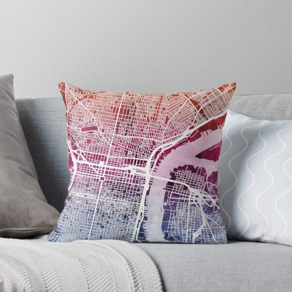 Item preview, Philadelphia Pennsylvania City Street Map designed and sold by ArtPrints.