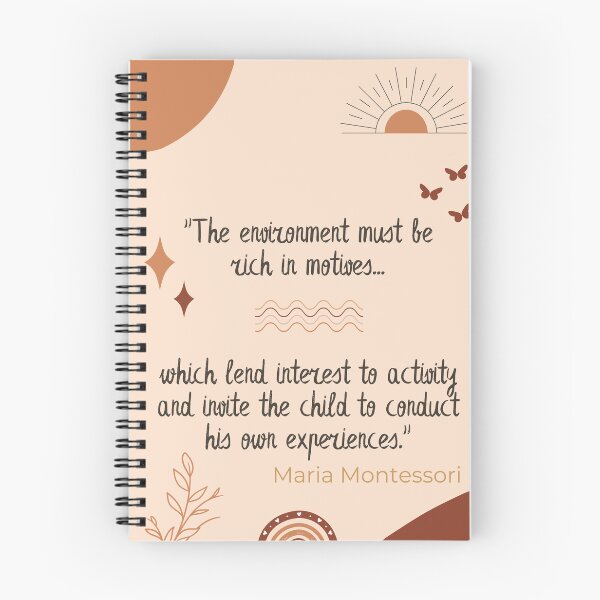 Item preview, Montessori Quote Boho Design designed and sold by TeyMank.