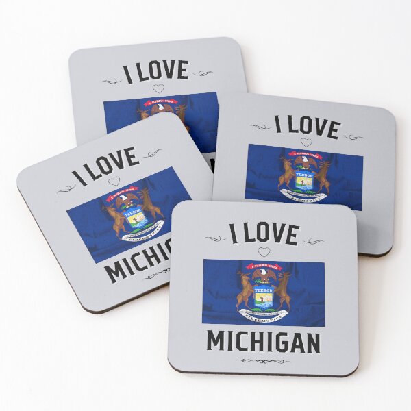 Item preview, I Love Michigan designed and sold by LoveMyRoots.