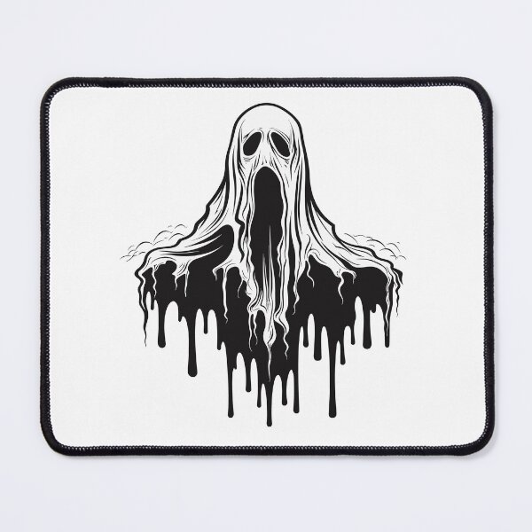 Item preview, A spooky ghost with black and white colors designed and sold by ColorDesign38.
