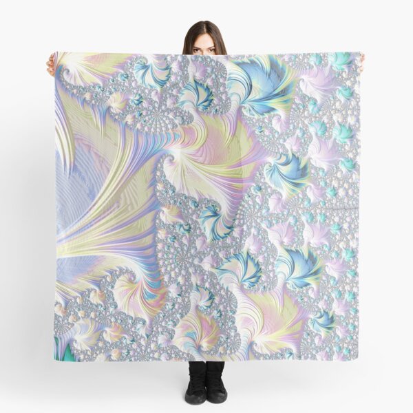 Pastel Fractal Scarf