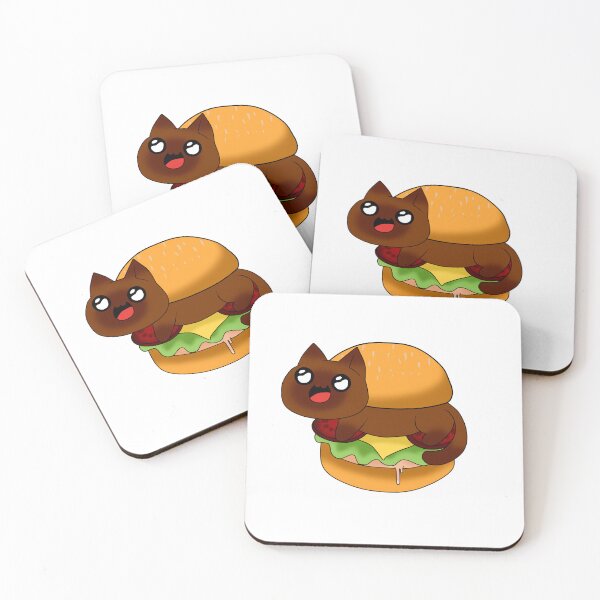 Item preview, Hamburger cat designed and sold by FluffynFurious.
