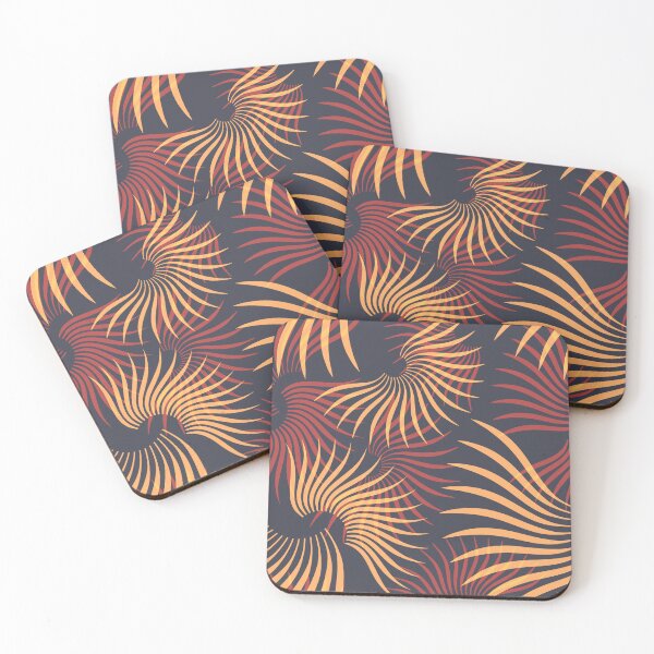 Item preview, Abstract feathers and leaves designed and sold by LerieArtStudio.