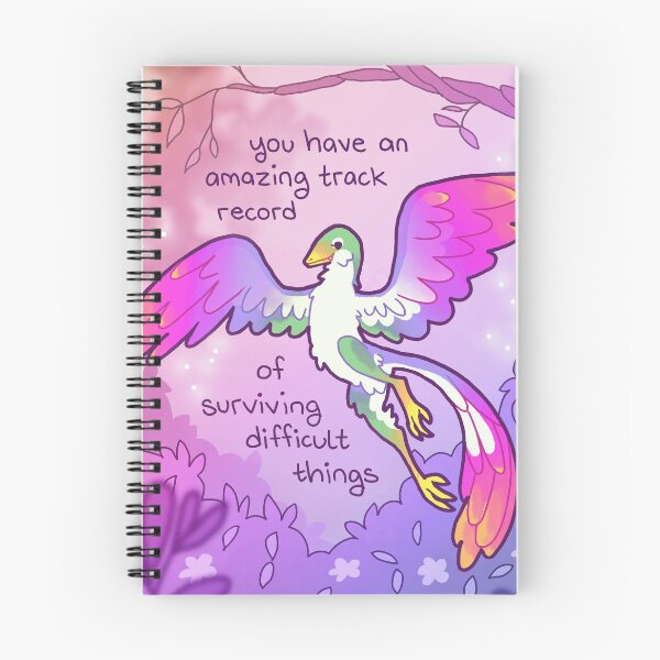 Item preview, "Surviving Difficult Things" Archaeopteryx Dinosaur designed and sold by thelatestkate.