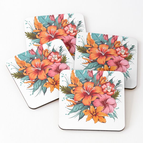 Item preview, Wild Flowers Botanical Flower Nature Colorfull Folk designed and sold by ArtFromBeyond.