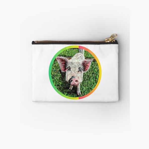 Item preview, Holly Happy Cute Pig  designed and sold by RobbiePotterArt.