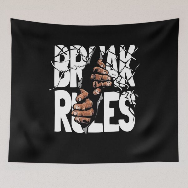 Item preview, Break Rules Essential T-Shirt designed and sold by bandaboom.