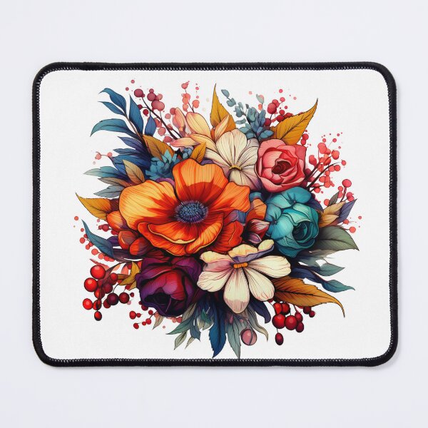 Item preview, Wild Flowers Botanical Flower Nature Colorfull Folk designed and sold by ArtFromBeyond.