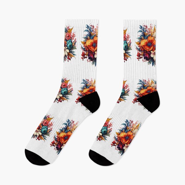 Item preview, Wild Flowers Botanical Flower Nature Colorfull Folk designed and sold by ArtFromBeyond.