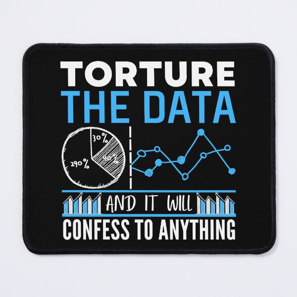 Item preview, Torture the Data | Blue and White Font designed and sold by FocusChillax.