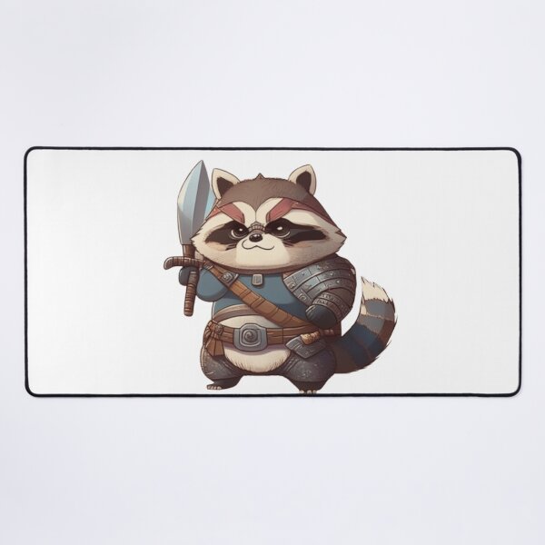 Item preview, Racoon warrior cartoon no background designed and sold by cgduran18.