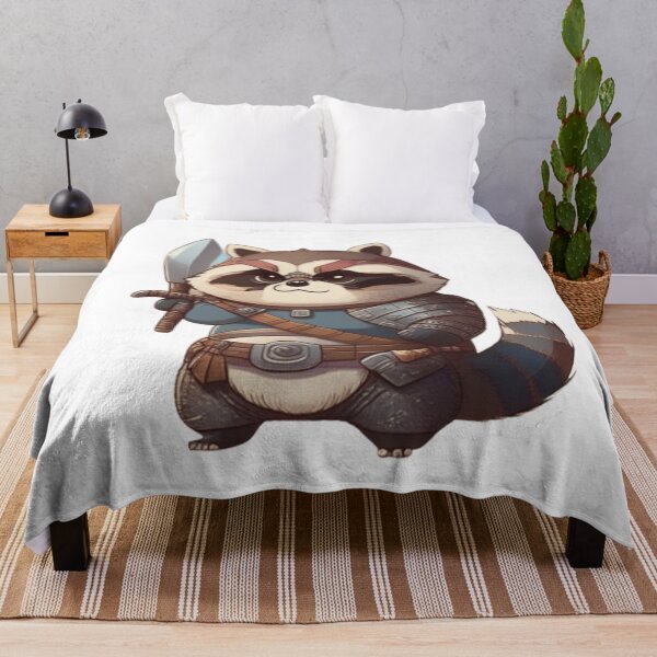 Item preview, Racoon warrior cartoon no background designed and sold by cgduran18.