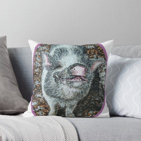Item preview, Jabba Cute Pig Smile designed and sold by RobbiePotterArt.