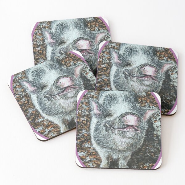 Item preview, Jabba Cute Pig Smile designed and sold by RobbiePotterArt.