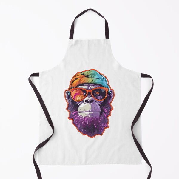 Item preview, psychedelic Ape with Glasses designed and sold by twXstedstXckers.