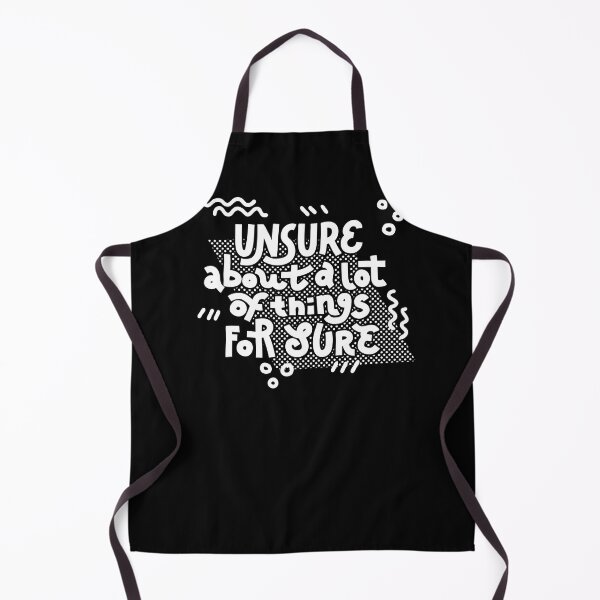 Item preview, Unsure (white on dark) designed and sold by Natalia Mikhaleva.