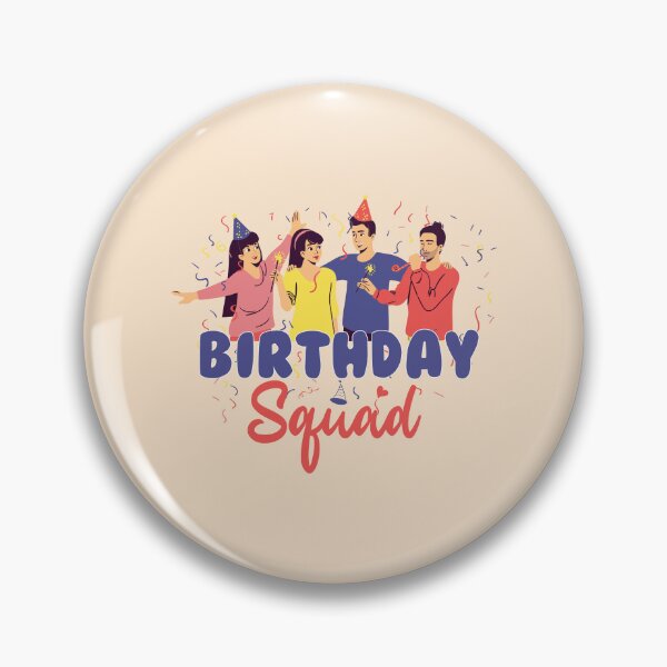 Item preview, Birthday Squad designed and sold by OfficeFortune.