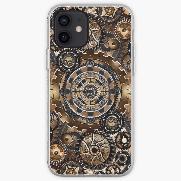 Steampunk Gear Wall iPhone Soft Case