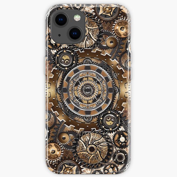 Steampunk Gear Wall iPhone Soft Case