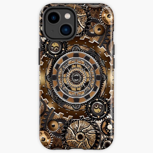 Steampunk Gear Wall iPhone Tough Case