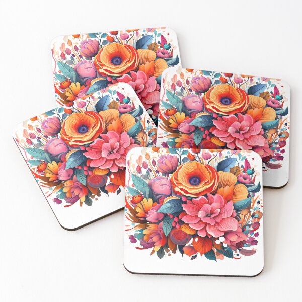 Item preview, Wild Flowers Botanical Flower Nature Colorfull Folk designed and sold by ArtFromBeyond.