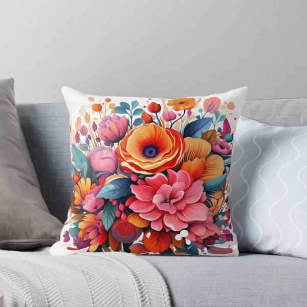 Item preview, Wild Flowers Botanical Flower Nature Colorfull Folk designed and sold by ArtFromBeyond.