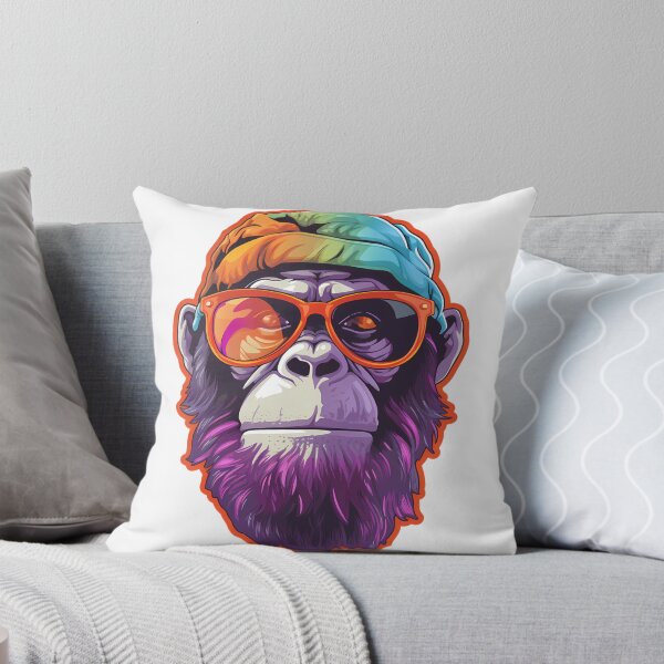 Item preview, psychedelic Ape with Glasses designed and sold by twXstedstXckers.