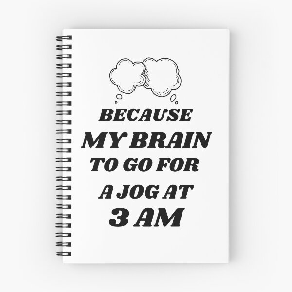 Item preview, Overthinking, Because my Brain to go for a Jog at 3 am designed and sold by InnovativeGFX.