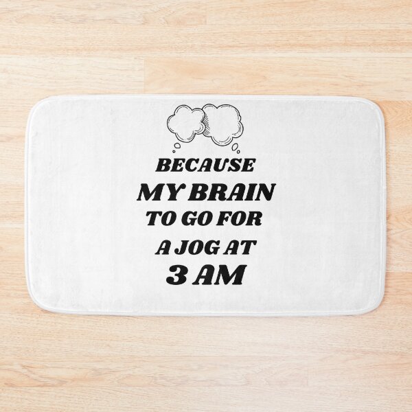 Item preview, Overthinking, Because my Brain to go for a Jog at 3 am designed and sold by InnovativeGFX.