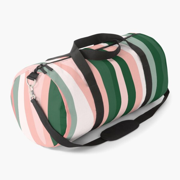 Item preview, Wild Stripes Modern Abstract Pattern Blush Pink and Hunter Green designed and sold by kierkegaard.