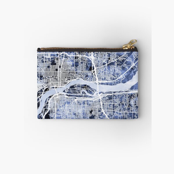 Artikelvorschau, Quad-Cities-Straßenkarte entworfen und verkauft von ArtPrints.