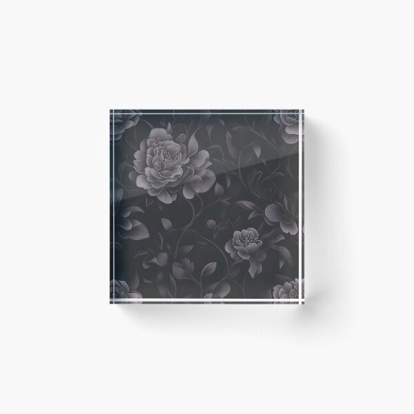 Item preview, Dark Flowers Pattern Goth Floral Artwork designed and sold by SoccaTamam.