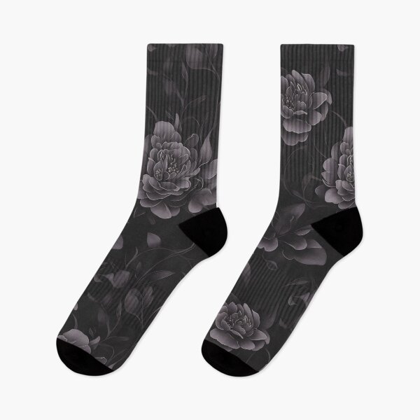 Item preview, Dark Flowers Pattern Goth Floral Artwork designed and sold by SoccaTamam.