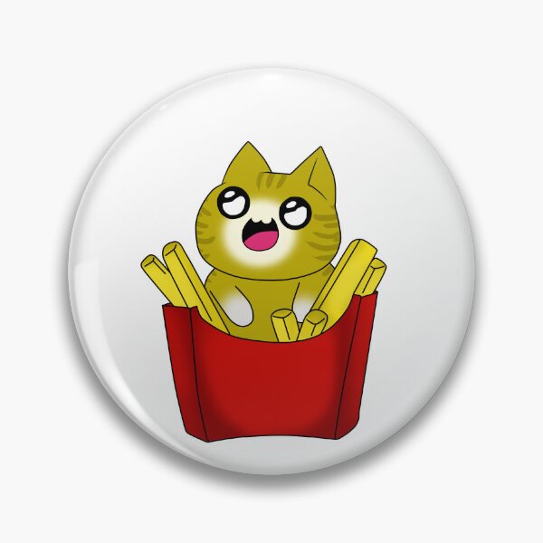 Item preview, Fries cat, cat in fries designed and sold by FluffynFurious.