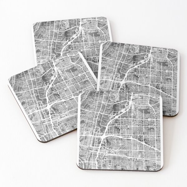 Item preview, Albuquerque New Mexico City Street Map designed and sold by ArtPrints.